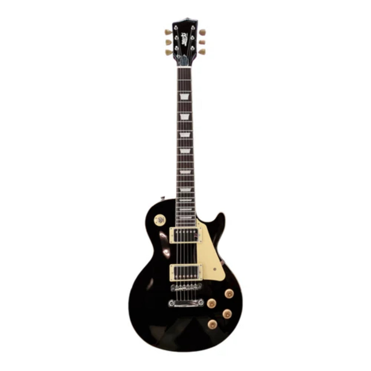 Jet JL-500-BK Single Cut Electric Guitar - Black-Jet Guitars-Infinite Music