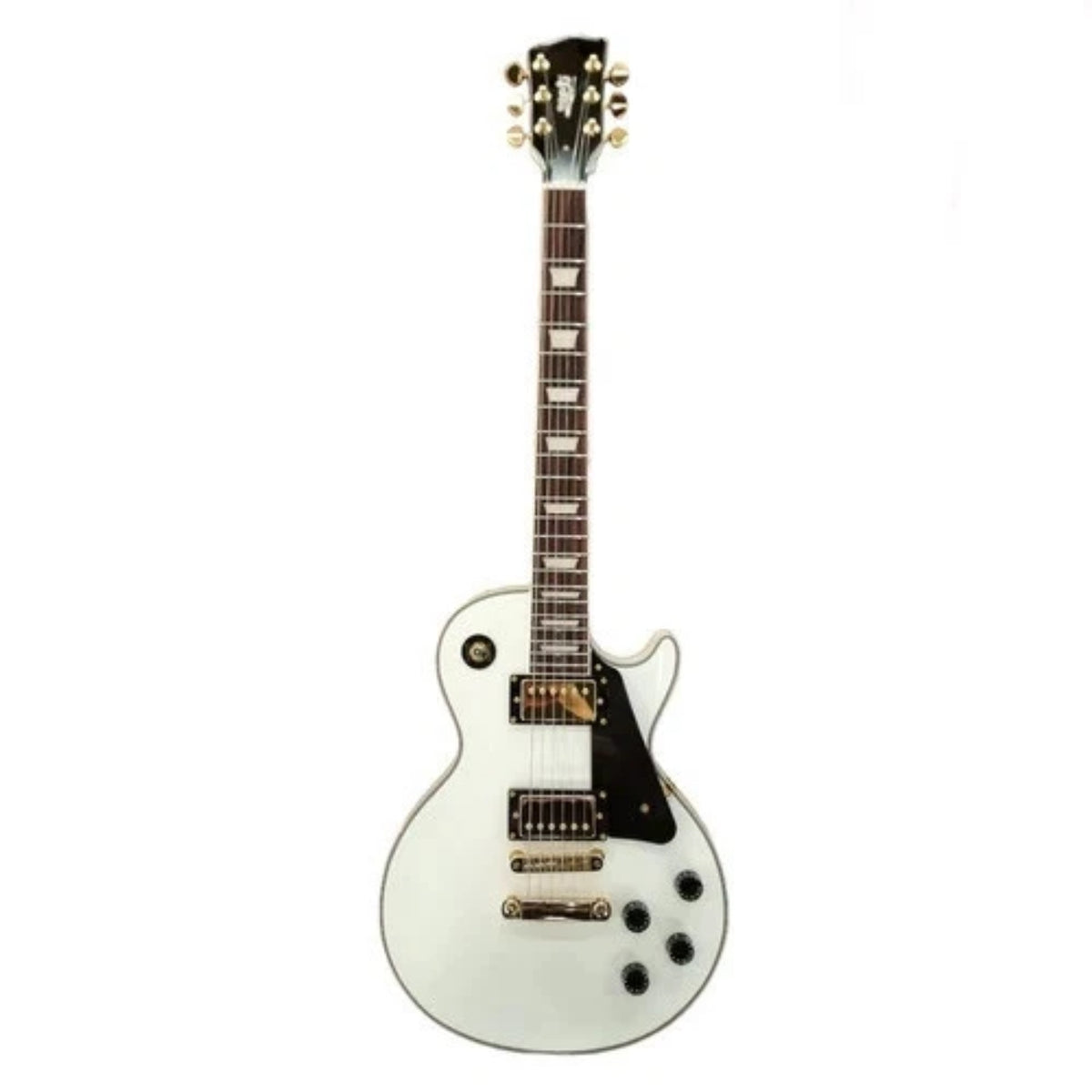 Jet JL-500-C-AW-G Custom Single Cut Electric Guitar - Arctic White-Jet Guitars-Infinite Music