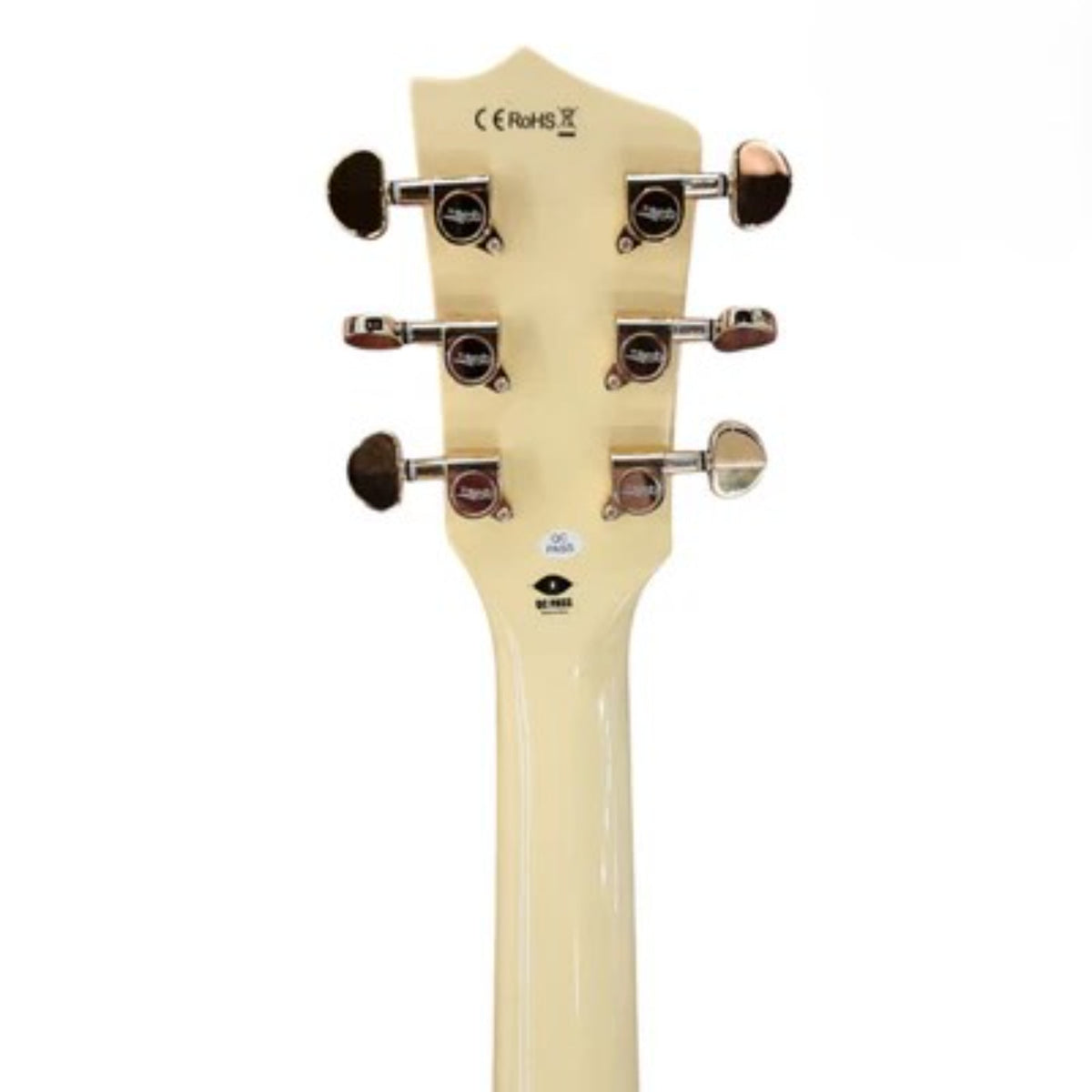 Jet JL-500-C-VYW-G Custom Single Cut Electric Guitar - Vintage Yellow-Jet Guitars-Infinite Music