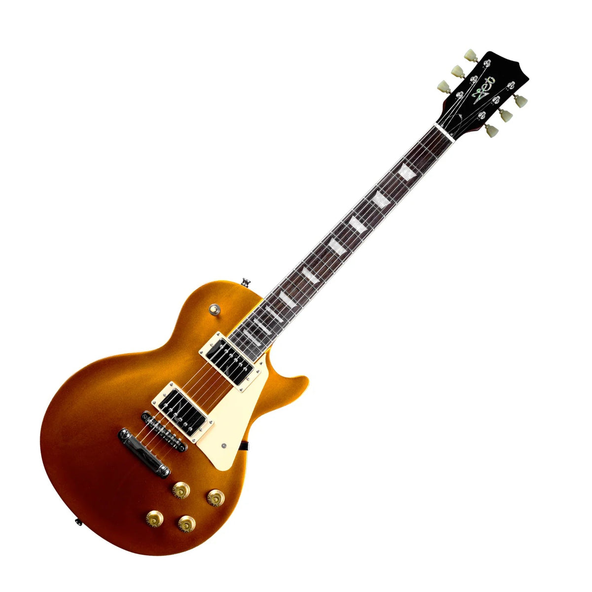 Jet JL-500-GD Single Cut Electric Guitar - Gold Top-Jet Guitars-Infinite Music