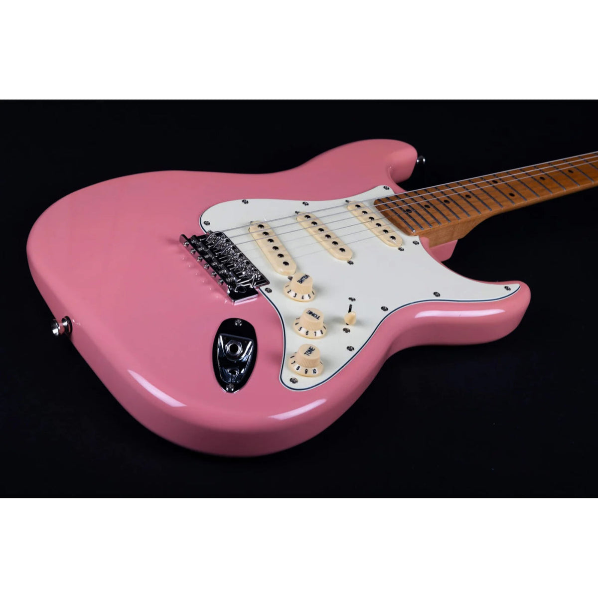 Jet JS-300-BGD SSS Electric Guitar - Burgundy-Jet Guitars-Infinite Music