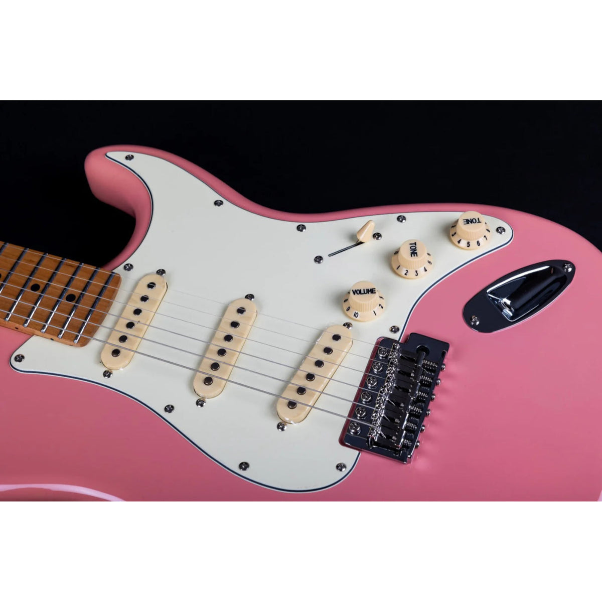 Jet JS-300-BGD SSS Electric Guitar - Burgundy-Jet Guitars-Infinite Music