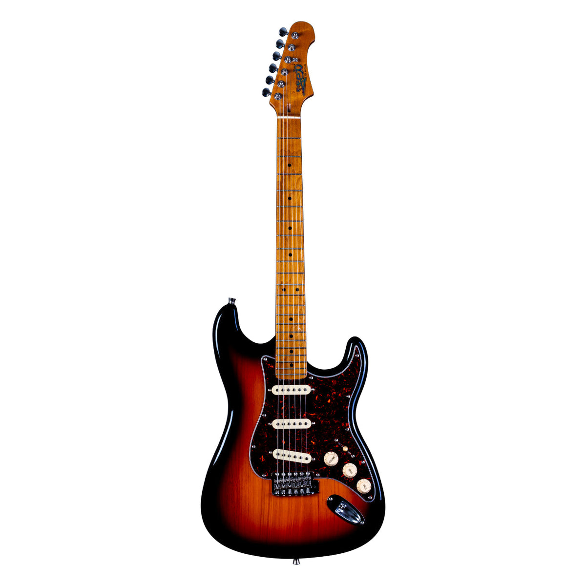 Jet JS-300 Electric Guitar SSS Canadian Roasted Maple Neck - SUNBURST-Jet Guitars-Infinite Music