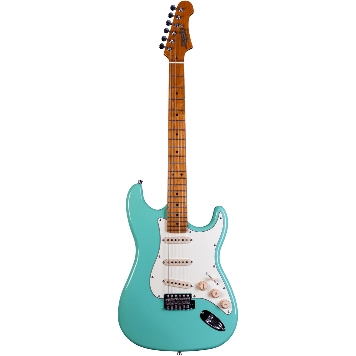 Jet JS-300-SFG Electric Guitar SSS Canadian Roasted Maple Neck - SEA FOAM GREEN-Jet Guitars-Infinite Music