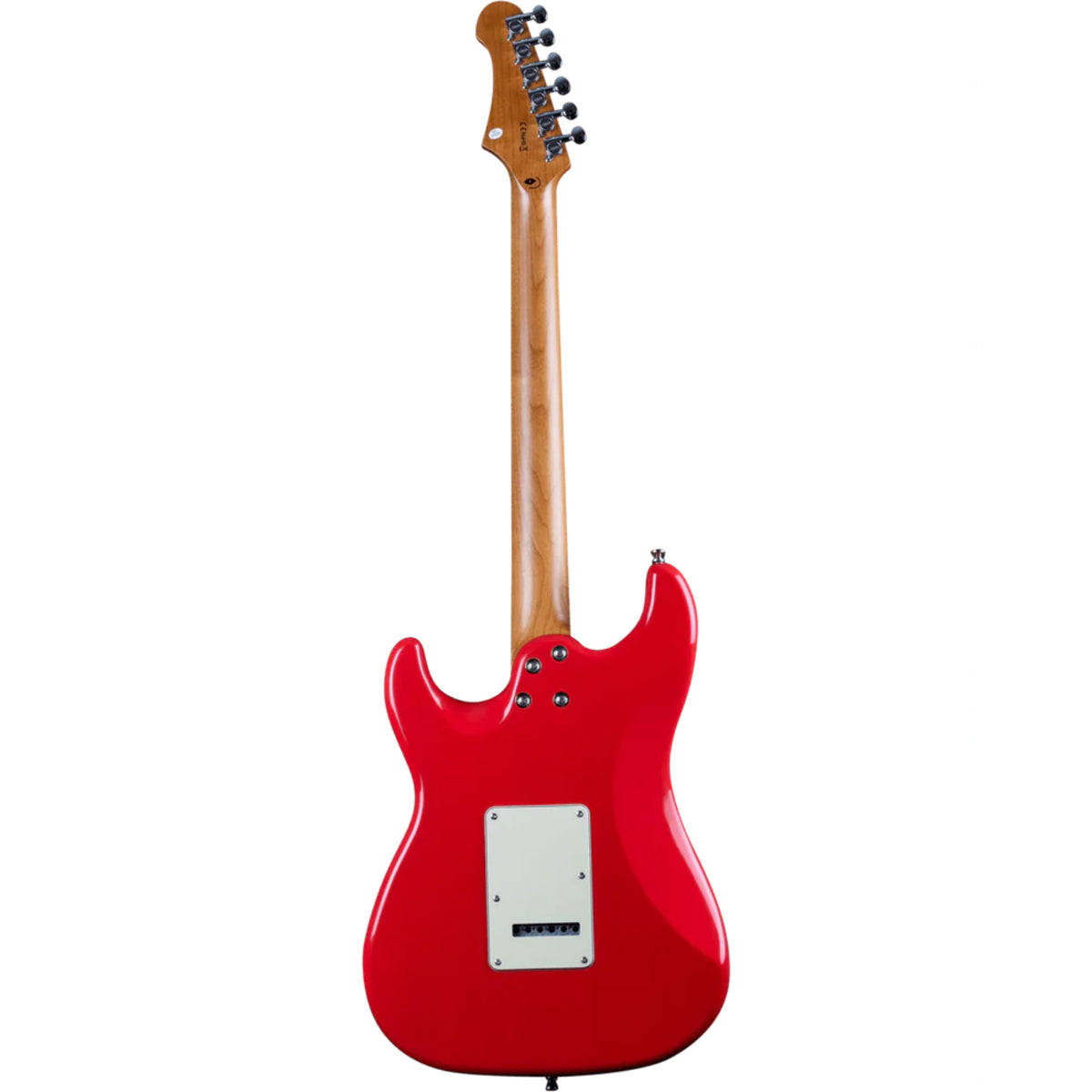 Jet JS-400-CRD Electric Guitar HSS Canadian Roasted Maple Neck - CORAL RED-Jet Guitars-Infinite Music