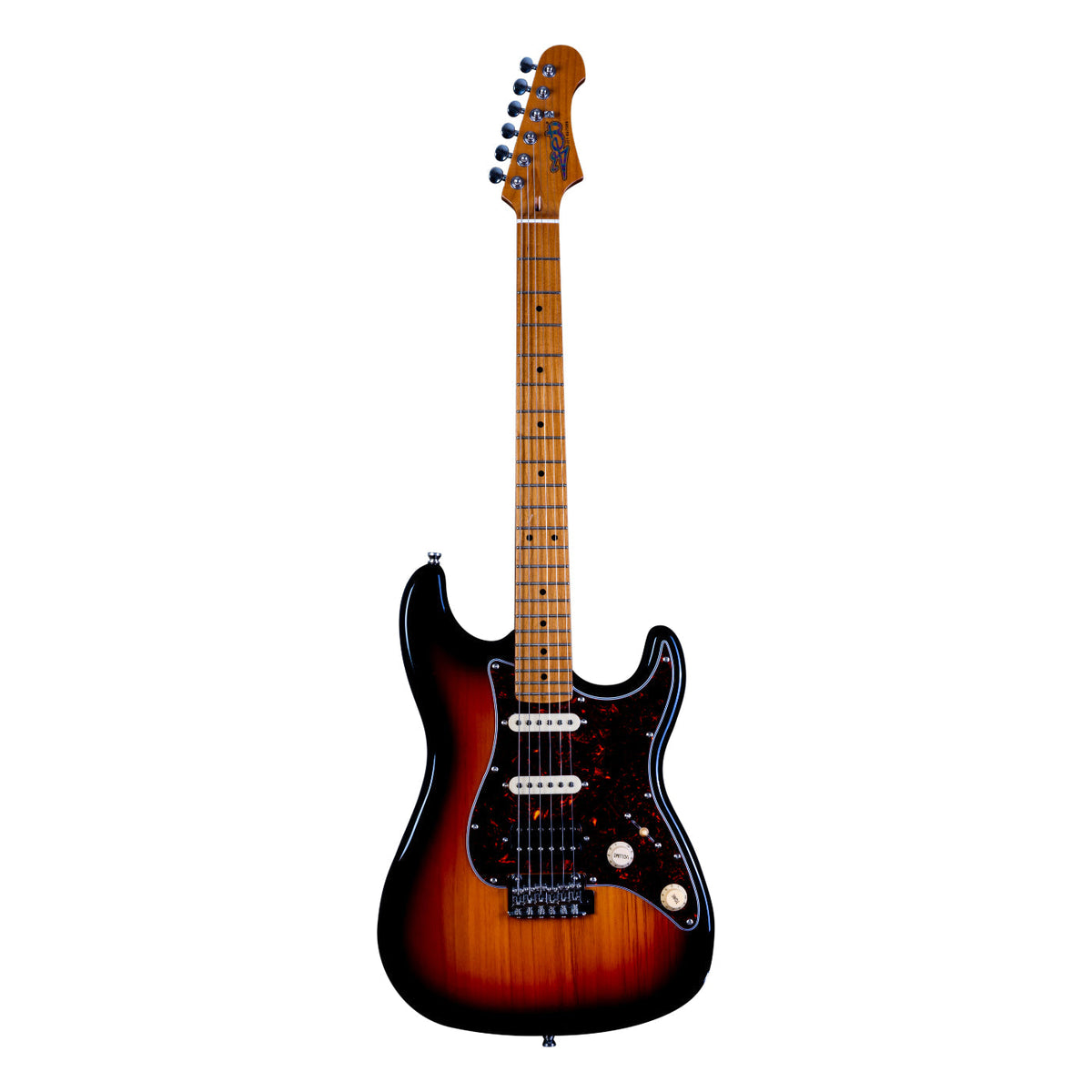 Jet JS-400 Electric Guitar HSS Canadian Roasted Maple Neck - SUNBURST-Jet Guitars-Infinite Music
