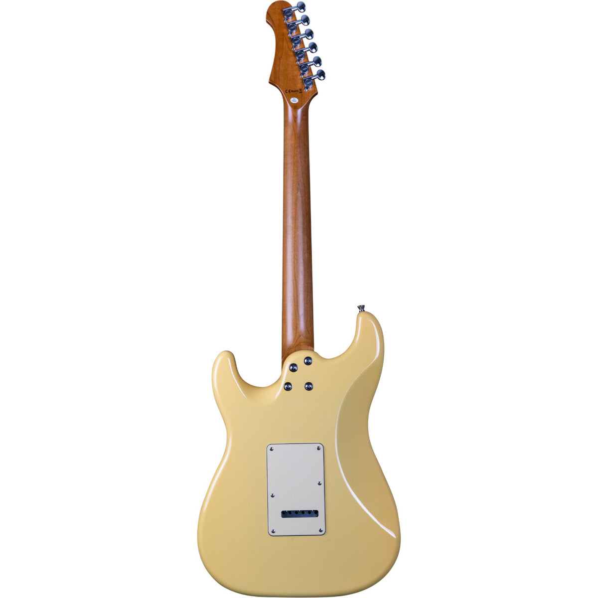Jet JS-400 Electric Guitar HSS Canadian Roasted Maple Neck - VINTAGE YELLOW-Jet Guitars-Infinite Music