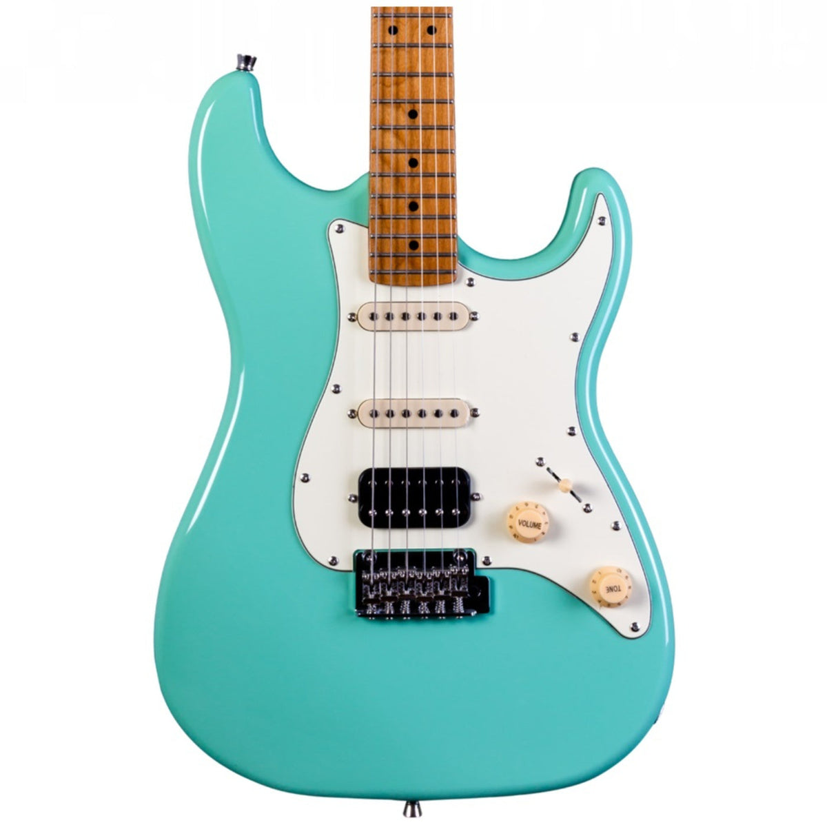 Jet JS-400 SFG Electric Guitar HSS Rosewood FB -SEAFOAM GREEN-Jet Guitars-Infinite Music