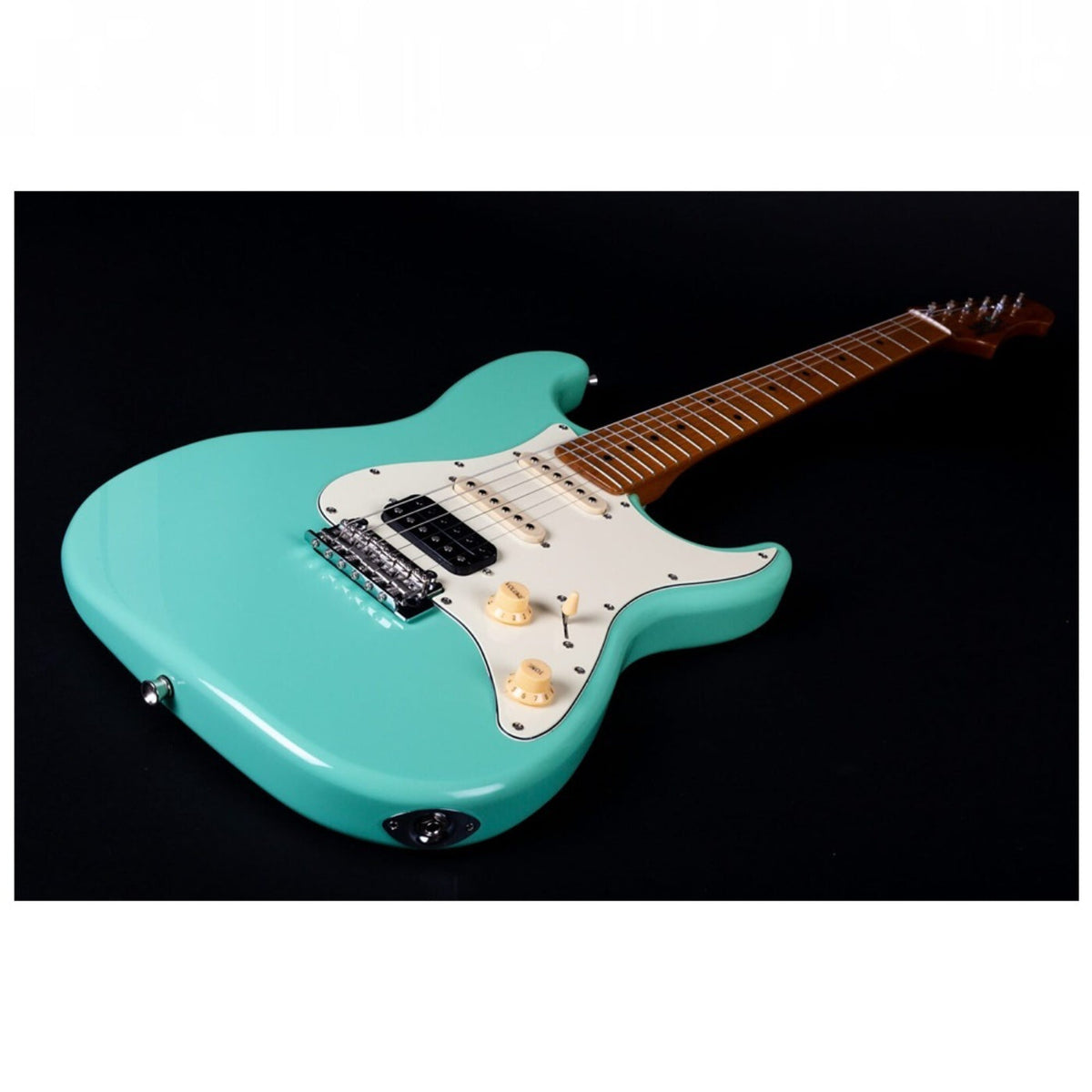 Jet JS-400 SFG Electric Guitar HSS Rosewood FB -SEAFOAM GREEN-Jet Guitars-Infinite Music