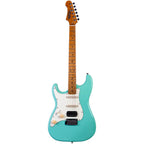 Jet JS-400-SFG-LH Electric Guitar HSS Canadian Roasted Maple Neck - SEA FOAM GREEN-LEFTHAND-Jet Guitars-Infinite Music