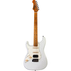 Jet JS-400-WH-LH Electric Guitar HSS Canadian Roasted Maple Neck - OLYMPIC WHITE-LEFTHAND-Jet Guitars-Infinite Music