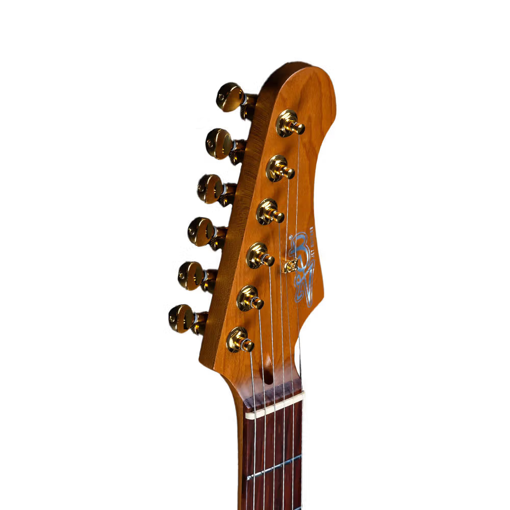 Jet JS-480-VI-G Electric Guitar w/ Roasted Maple Neck & Gold Hardware -Violet-Jet Guitars-Infinite Music