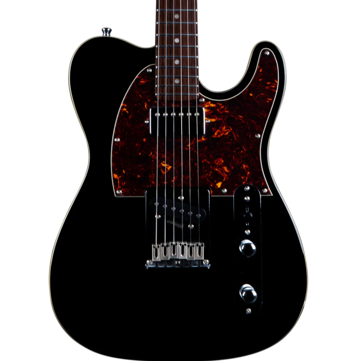 Jet JT-350-BK-R Rosewood SH Electric Guitar - Black-Jet Guitars-Infinite Music