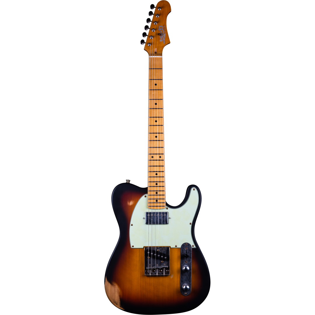 Jet JT-350-RELIC-SB SH Maple Neck - RELIC Sunburst -Jet Guitars-Infinite Music