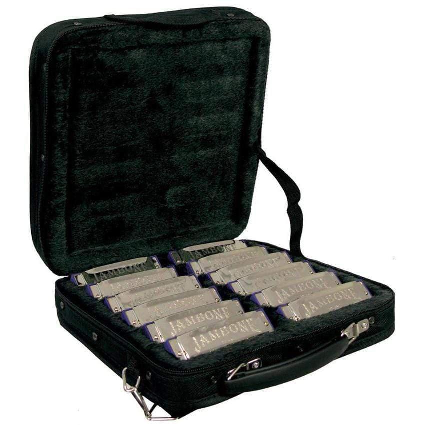 Johnson Jambone Harmonica 12 Pce Set in Carry Case-Johnson-Infinite Music