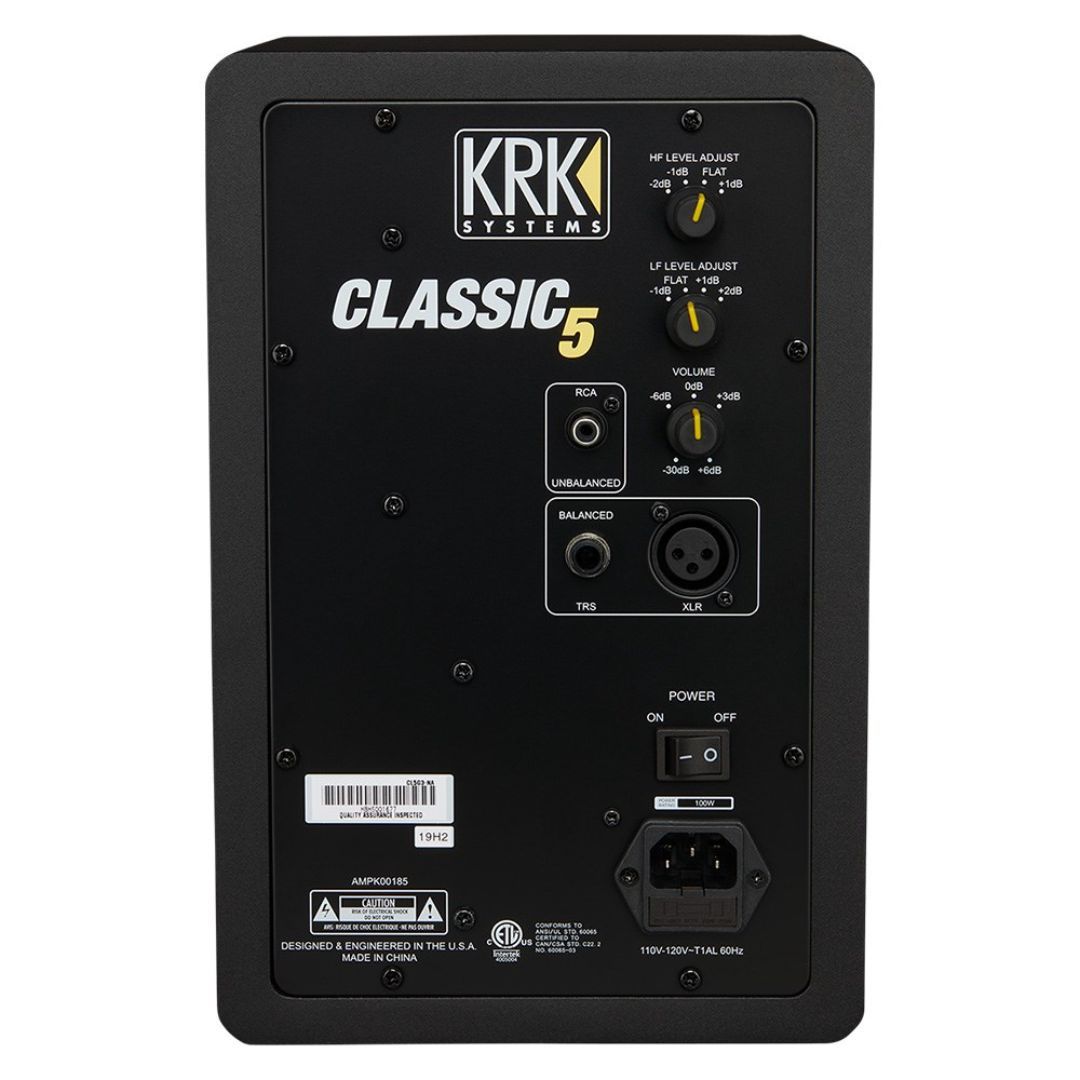 KRK Classic 5 5" Powered Studio Monitors - Single-KRK-Infinite Music