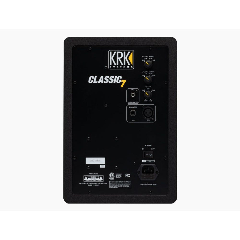 KRK Classic 7 Professional 7" Studio Monitor - Single-KRK-Infinite Music