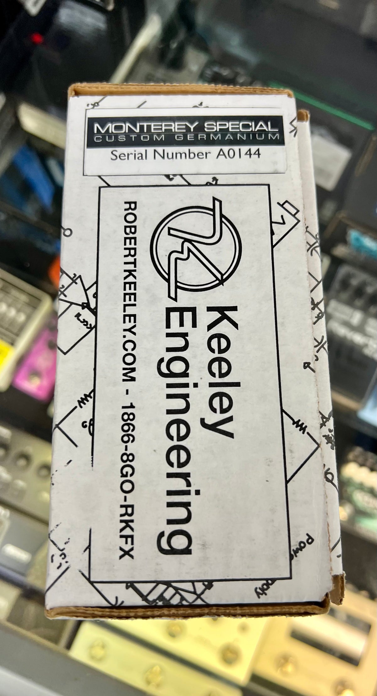 Keeley Monterey Special Custom Germanium Octave/Fuzz/Vibe - Black - ( Pre Owned... W/ Box, etc.)-Keeley-Infinite Music