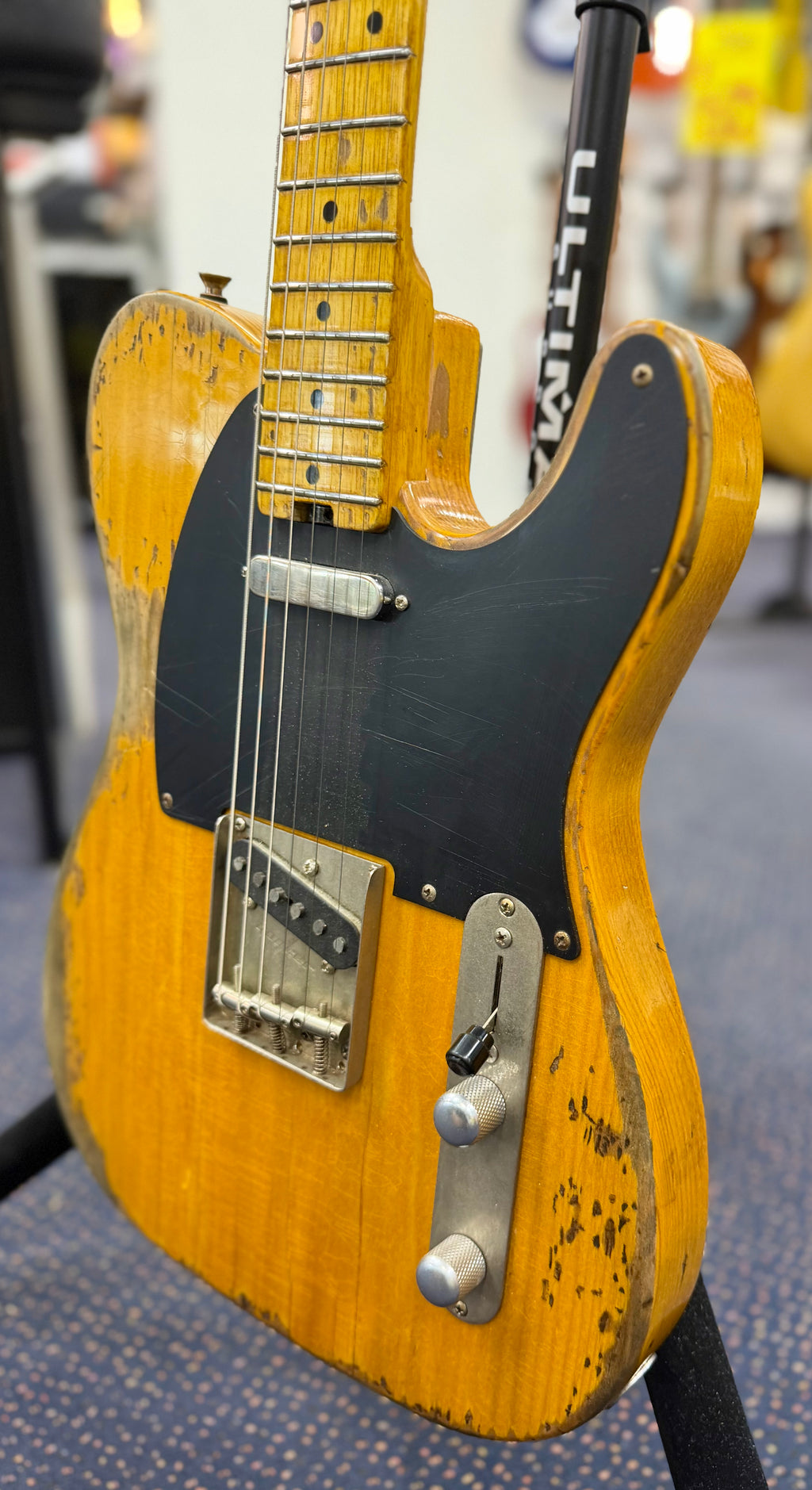 Kendall Custom Guitars T Type Roadworn Electric Guitar - Trans Butterscotch ( Made in Australia )-Kendall Custom Guitars-Infinite Music
