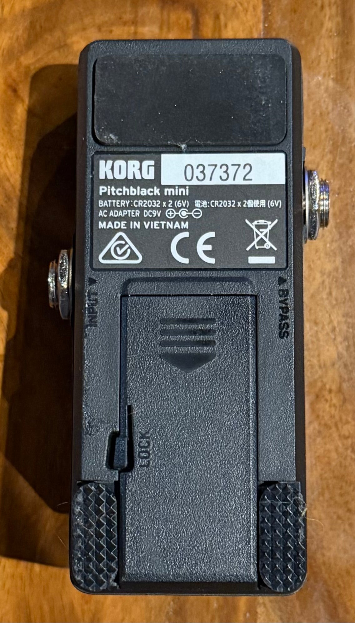 Korg PitchBlack Mini Floor Tuner Black (Pre Owned)-Korg-Infinite Music