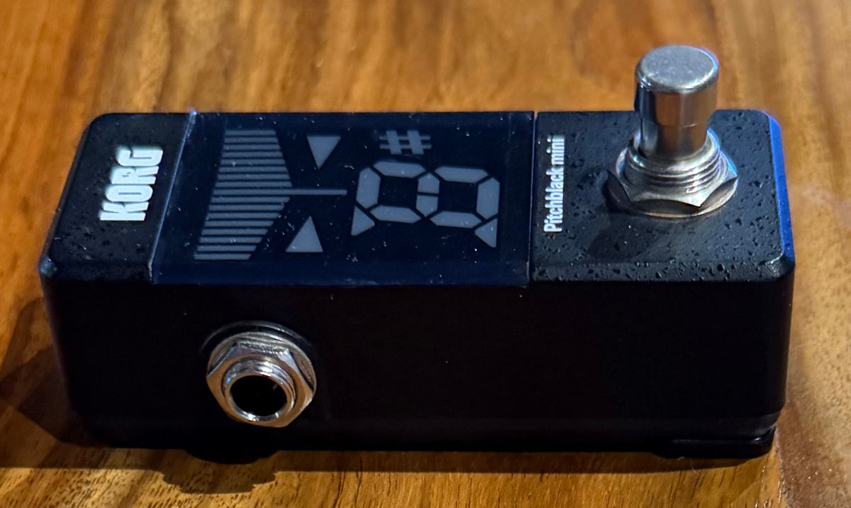 Korg PitchBlack Mini Floor Tuner Black (Pre Owned)-Korg-Infinite Music