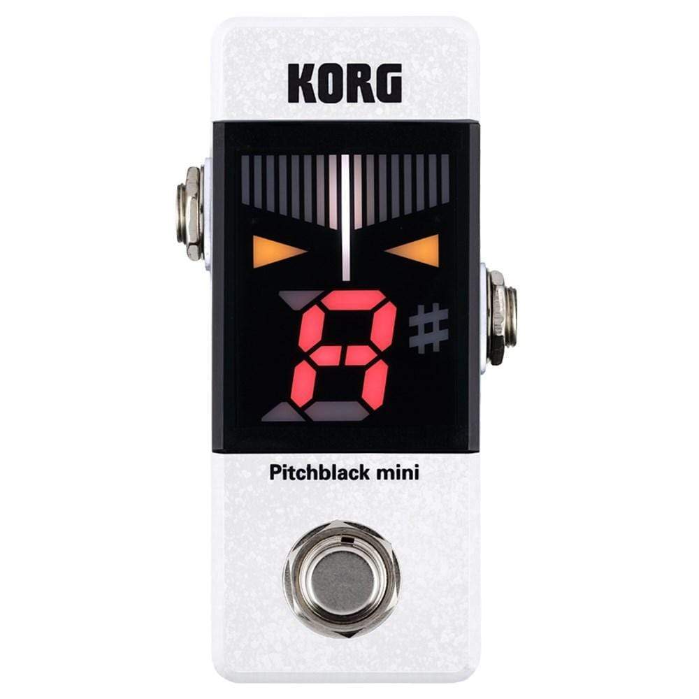 Korg PitchBlack Mini Pedal Guitar Tuner - White-Korg-Infinite Music