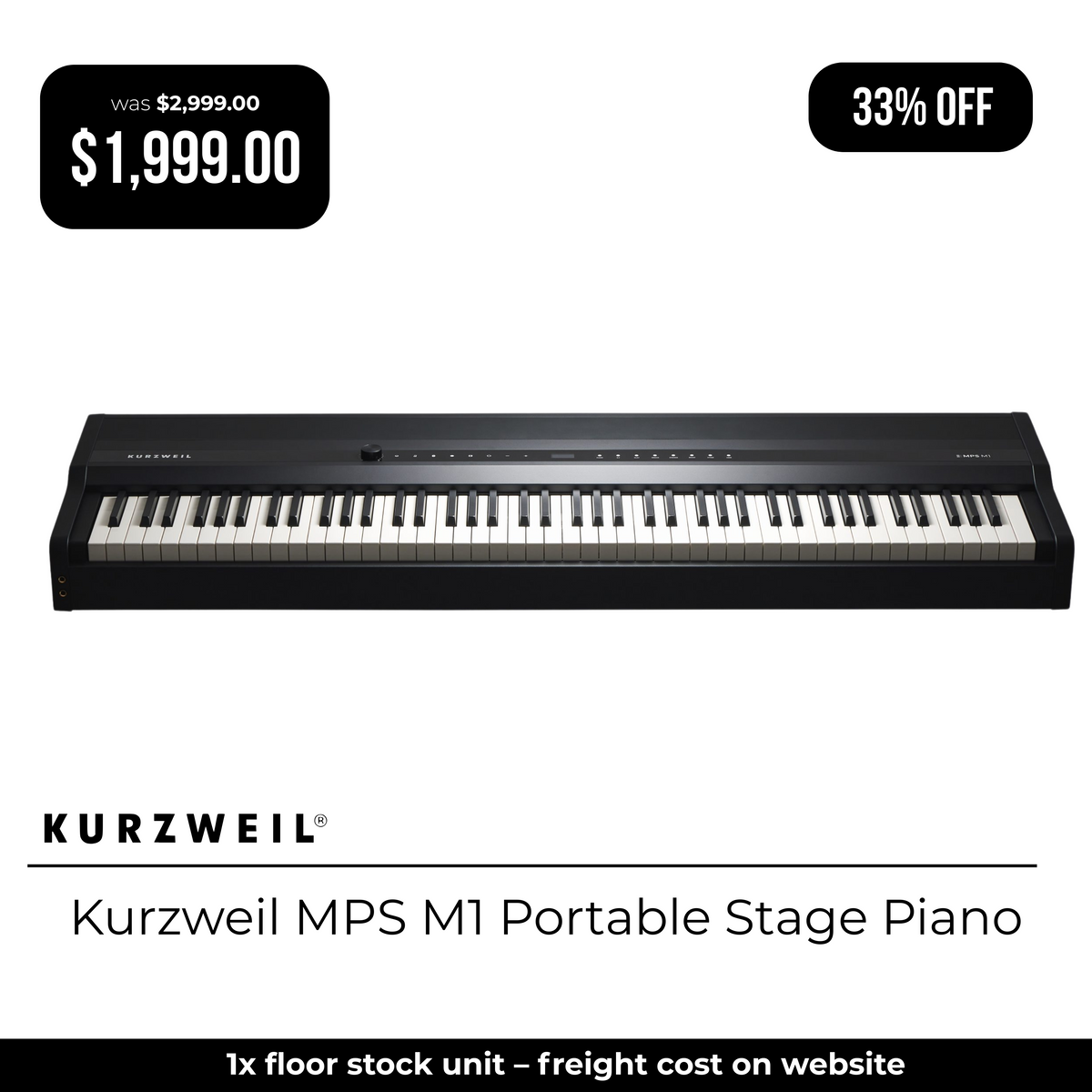 Kurzweil MPS M1 Portable Stage Piano-Kurzweil-Infinite Music