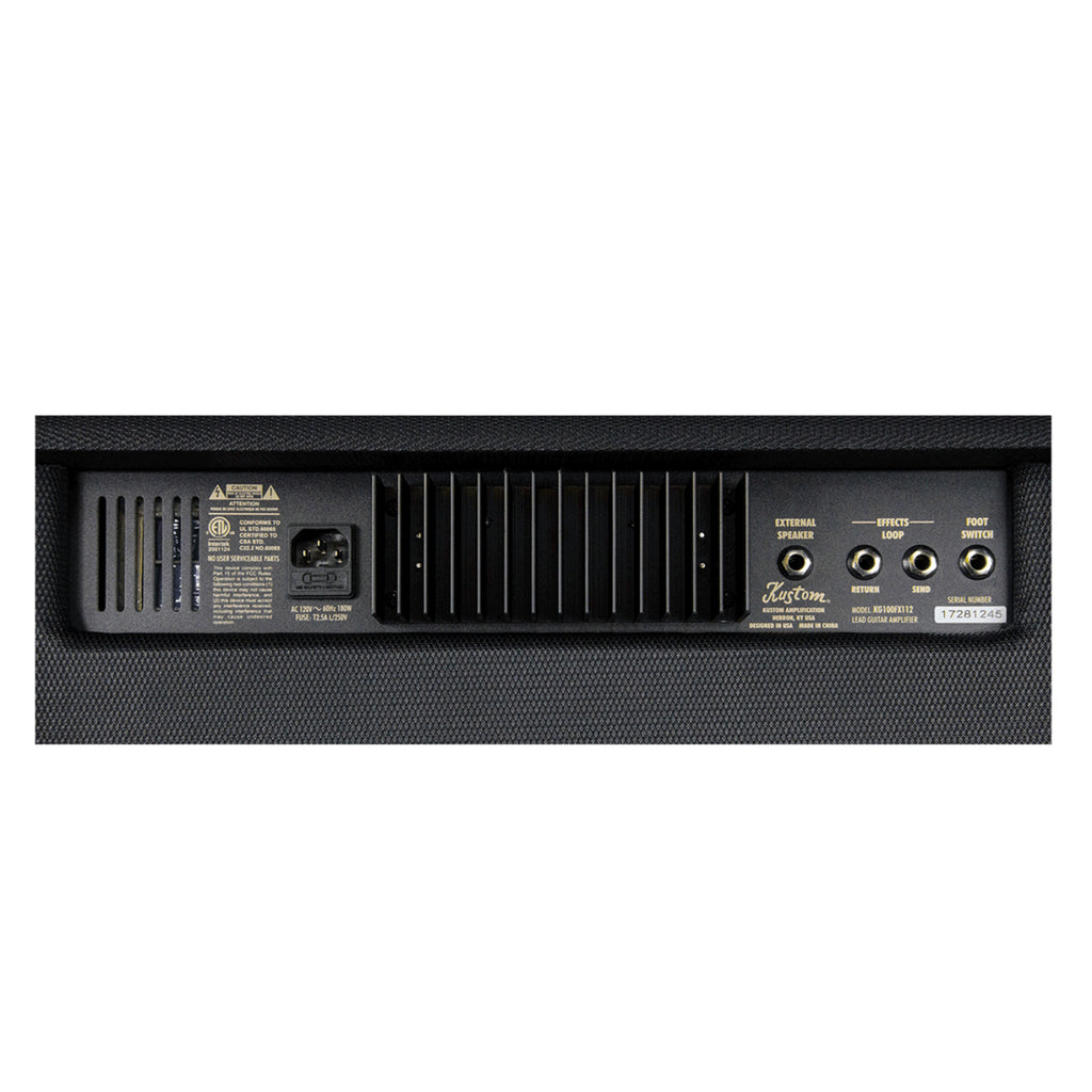 Kustom KG100FX112 100-Watt 1x12 Guitar Combo Amplifier-Kustom-Infinite Music
