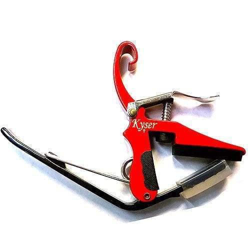 Kyser K-Lever Double Drop-D Guitar Capo - Red-Kyser-Infinite Music