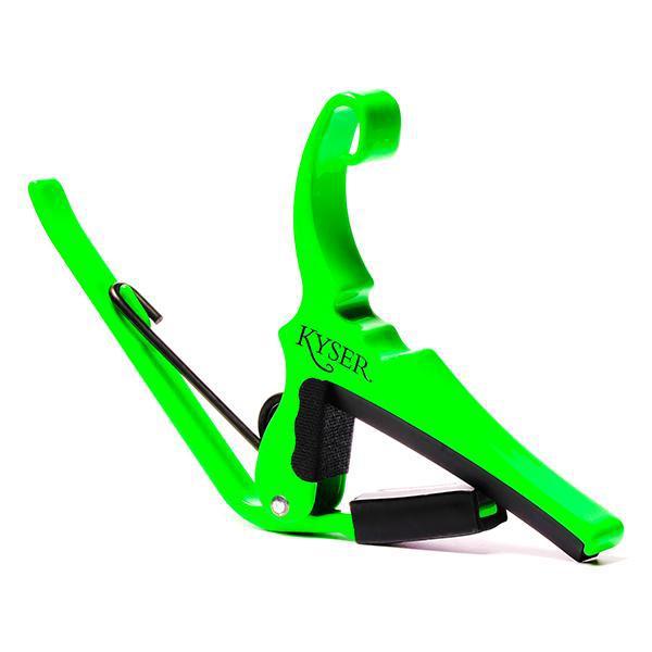 Kyser Neon Collection Quick Change Guitar Capo - Neon Green-Kyser-Infinite Music