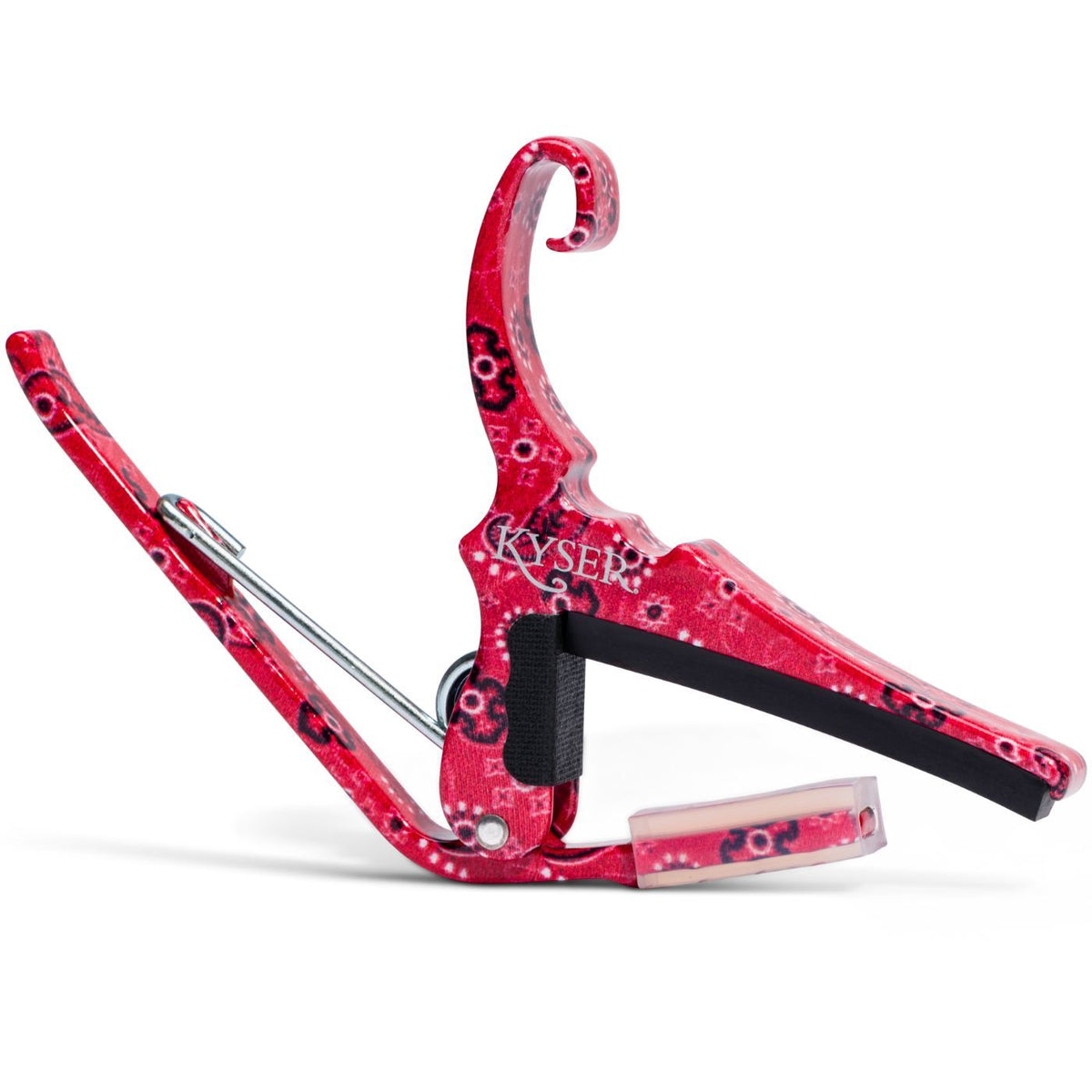 Kyser Quick Change Acoustic Guitar Capo - Red Bandana-Kyser-Infinite Music