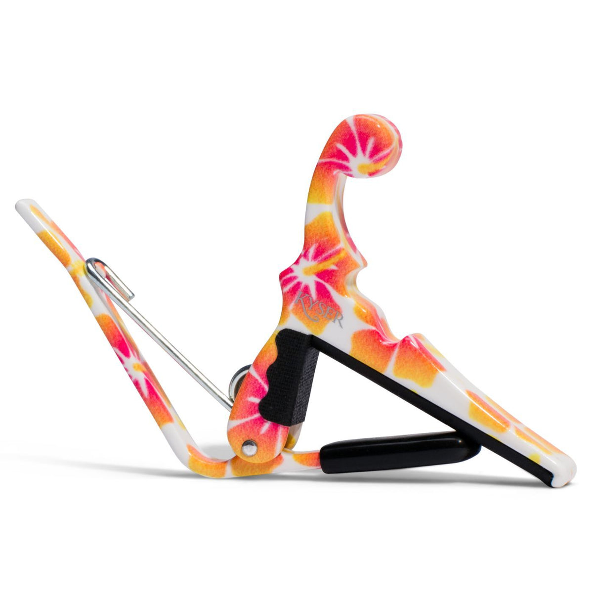 Kyser Quick-Change Ukulele Capo - Pastel Hibiscus-Kyser-Infinite Music