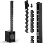 LD Systems - MAUI 28 G3 MIX - 2060W Column PA w/ Digital Mixer & Effects -Black-LDSYSTEMS-Infinite Music