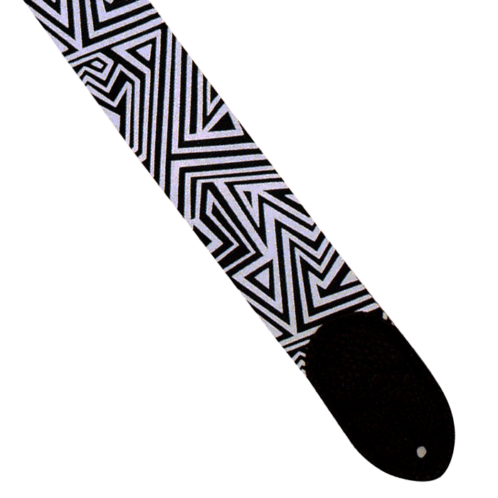 LM Angles Design Poly Webbing Guitar Strap-LM-Infinite Music