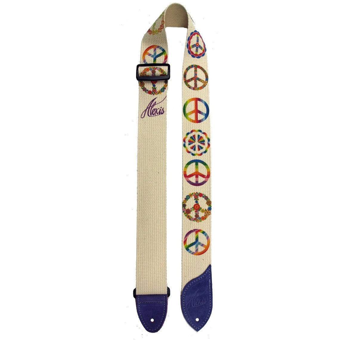 LM Miss Alexis Guitar Strap Rainbow Peace-LM-Infinite Music