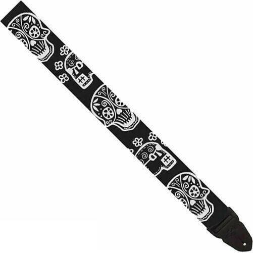 LM Poly Seat Belt Type Guitar Strap White Cinco Design-LM-Infinite Music
