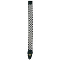 LM Poly Seat Belt Type Guitar Strap with Black & White Checker Design-LM-Infinite Music