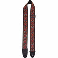 LM Retro Series Woven Jacquard Guitar Strap Red Tapestry-LM-Infinite Music