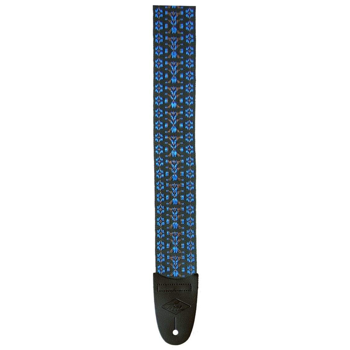 LM Woven Fabric Tapestry Guitar Strap Hootenanny Blue-LM-Infinite Music