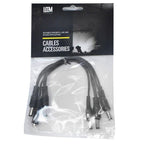 Leem Power to 5-Pedals Daisy Chain Cable with Straight Plugs-Leem-Infinite Music