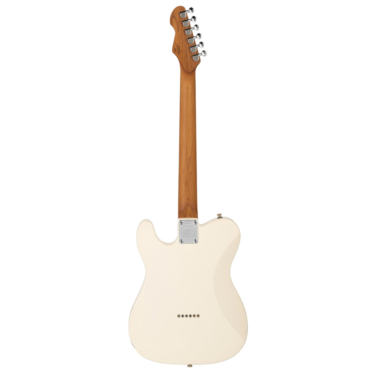 Levinson Sceptre Arlington Std Single Cutaway Olympic White SS w Indian Laurel Board-Levinson Sceptre-Infinite Music