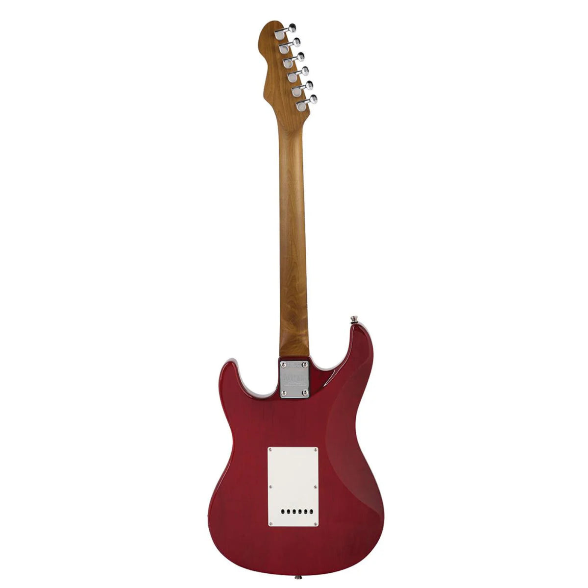 Levinson Sceptre Ventana Deluxe Electric Guitar HSS Laurel FB - See Thru Red-Levinson Sceptre-Infinite Music