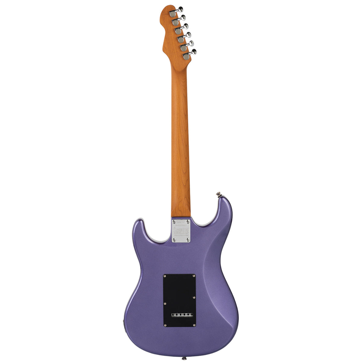 Levinson Sceptre Ventana Std Double Cutaway Metallic Purple SSS w Roasted Maple Board-Levinson Sceptre-Infinite Music