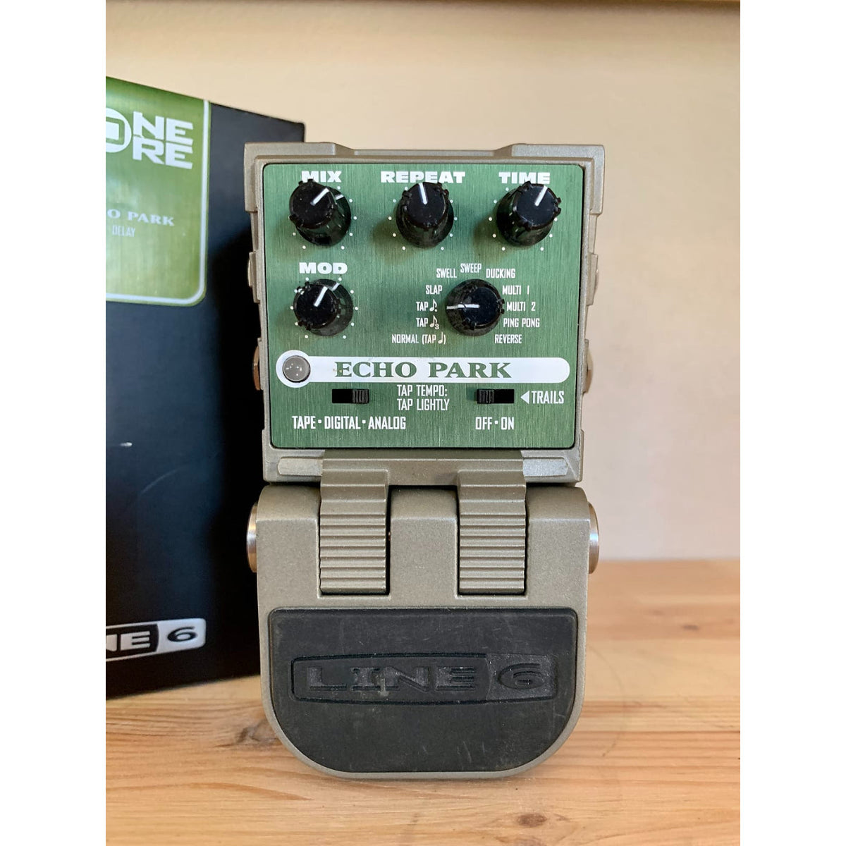 Line 6 ToneCore Echo Park Delay Pedal with Box, etc - Pre Owned -Line 6-Infinite Music