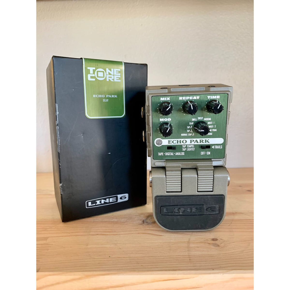 Line 6 ToneCore Echo Park Delay Pedal with Box, etc - Pre Owned -Line 6-Infinite Music