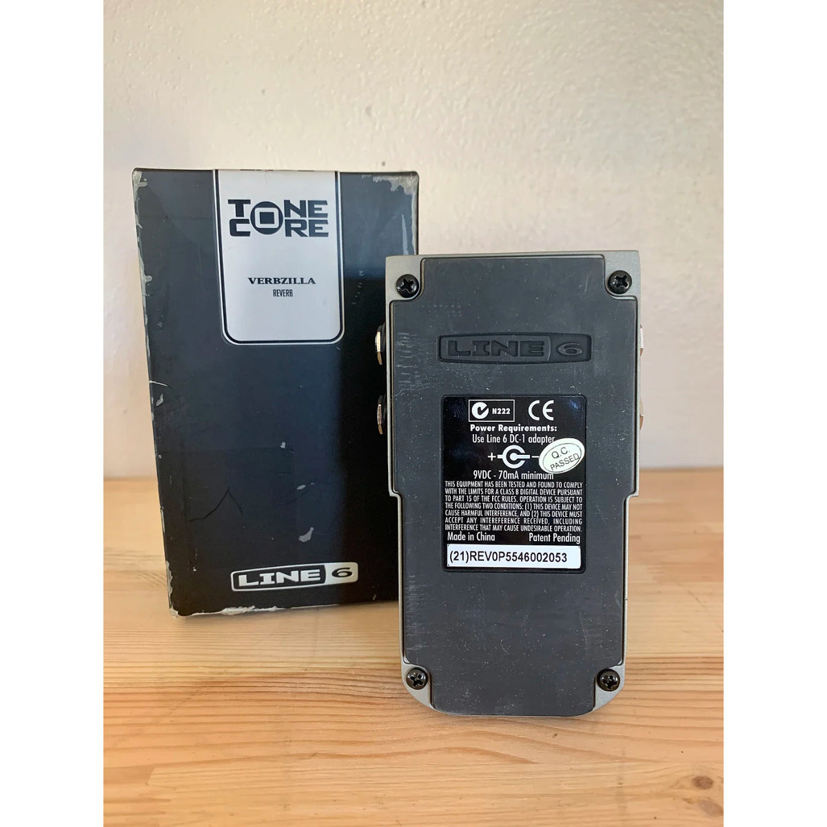 Line 6 ToneCore Verbzilla Reverb Pedal W- Box, etc. - Pre Owned -Line 6-Infinite Music