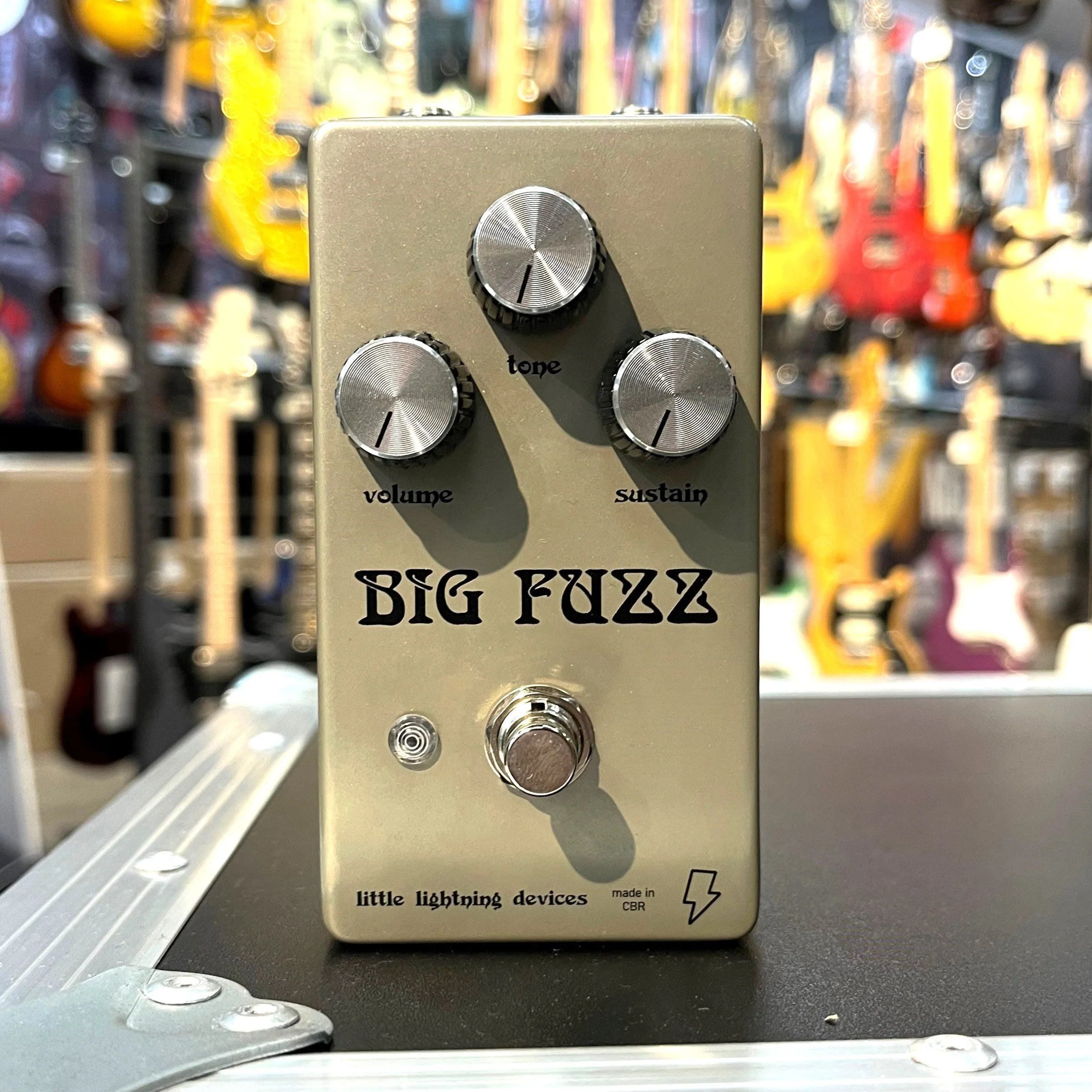 Little Lightning Devices BIG FUZZ Pedal - Violet Era Logo-Little Lightning Devices-Infinite Music