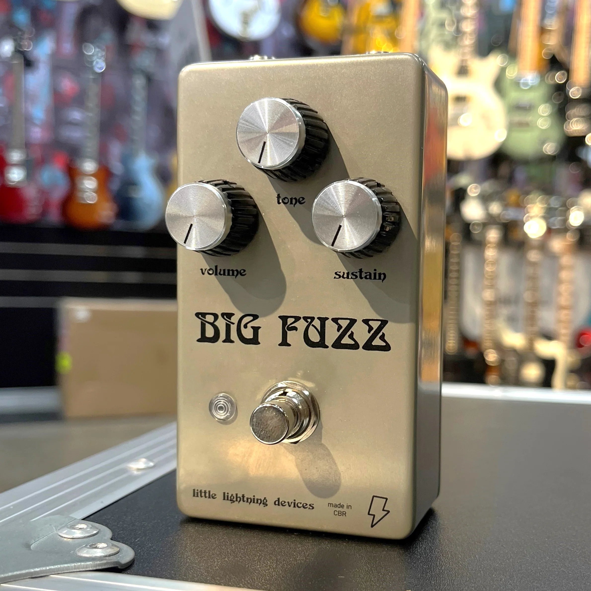 Little Lightning Devices BIG FUZZ Pedal - Violet Era Logo-Little Lightning Devices-Infinite Music