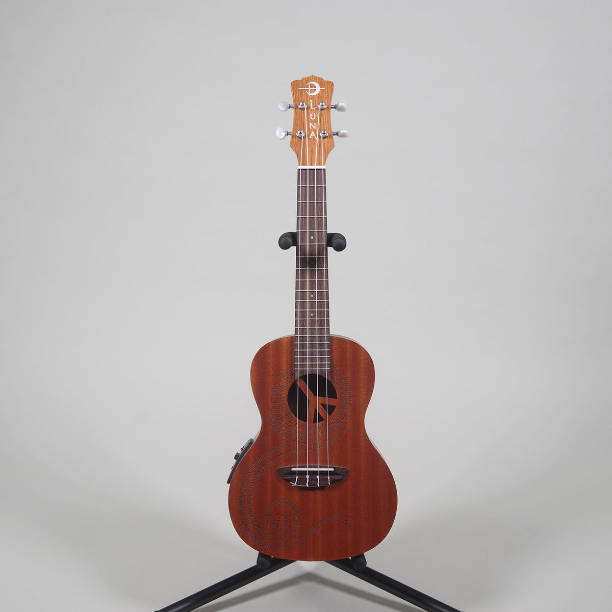 Luna Malu Peace Concert Ukulele with Preamp-Luna-Infinite Music