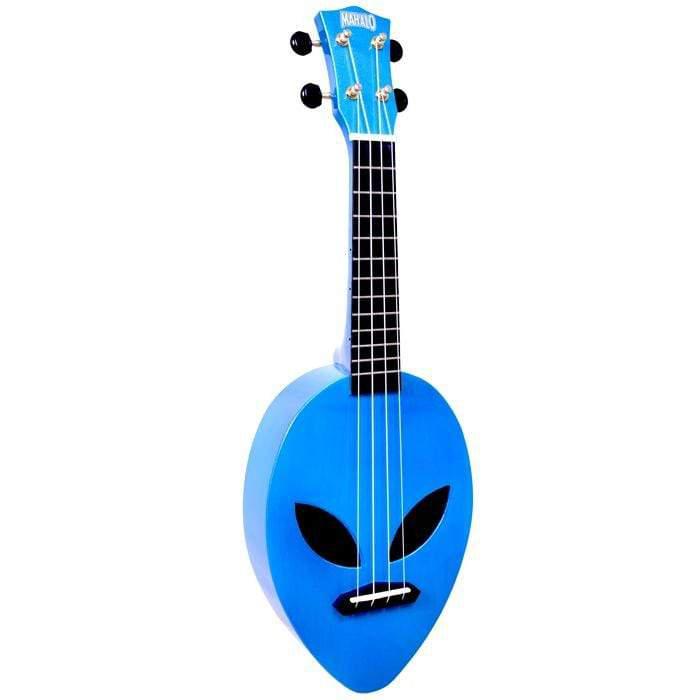 Mahalo Alien Metallic Blue Soprano Ukulele With Gig Bag-Mahalo-Infinite Music